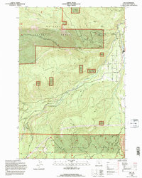 Download a high-resolution, GPS-compatible USGS topo map for Dee, OR (1996 edition)