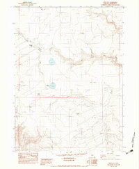 preview thumbnail of historical topo map of Malheur County, OR in 1983