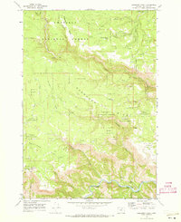Download a high-resolution, GPS-compatible USGS topo map for Deerhorn Creek, OR (1973 edition)
