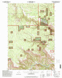 Download a high-resolution, GPS-compatible USGS topo map for Deerhorn Creek, OR (1998 edition)