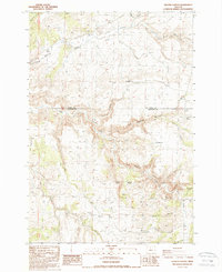 preview thumbnail of historical topo map of Jefferson County, OR in 1987