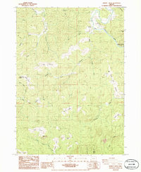 Download a high-resolution, GPS-compatible USGS topo map for Dement Creek, OR (1986 edition)
