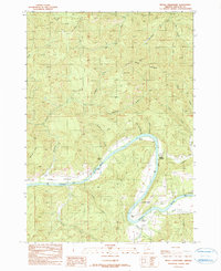 Download a high-resolution, GPS-compatible USGS topo map for Devils Graveyard, OR (1990 edition)