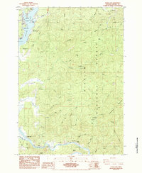 Download a high-resolution, GPS-compatible USGS topo map for Devils Lake, OR (1984 edition)