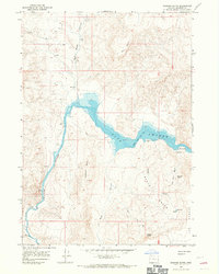 Download a high-resolution, GPS-compatible USGS topo map for Diamond Butte, OR (1971 edition)