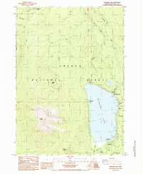 Download a high-resolution, GPS-compatible USGS topo map for Diamond Lake, OR (1985 edition)