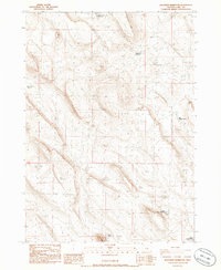 Download a high-resolution, GPS-compatible USGS topo map for Diatomite Reservoir, OR (1986 edition)