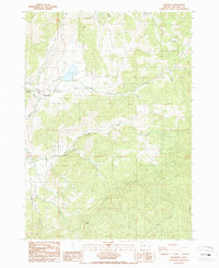 Download a high-resolution, GPS-compatible USGS topo map for Dixonville, OR (1987 edition)