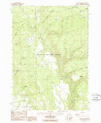 Download a high-resolution, GPS-compatible USGS topo map for Dollar Basin, OR (1988 edition)