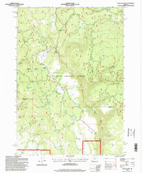 Download a high-resolution, GPS-compatible USGS topo map for Dollar Basin, OR (1998 edition)