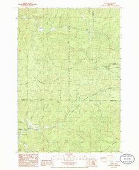 preview thumbnail of historical topo map of Tillamook County, OR in 1985