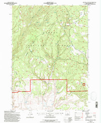 Download a high-resolution, GPS-compatible USGS topo map for Donnelly Butte, OR (1997 edition)