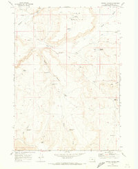Download a high-resolution, GPS-compatible USGS topo map for Downey Canyon, OR (1973 edition)