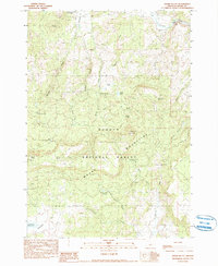 Download a high-resolution, GPS-compatible USGS topo map for Drake Butte, OR (1990 edition)