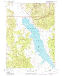 Download a high-resolution, GPS-compatible USGS topo map for Drews Reservoir, OR (1980 edition)