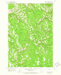 Download a high-resolution, GPS-compatible USGS topo map for Drumhill Ridge, OR (1966 edition)