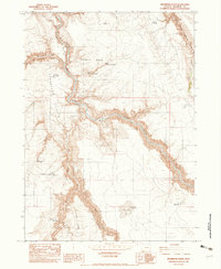 Download a high-resolution, GPS-compatible USGS topo map for Drummond Basin, OR (1983 edition)