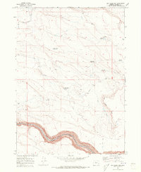 Download a high-resolution, GPS-compatible USGS topo map for Dry Creek Rim, OR (1973 edition)