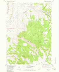 Download a high-resolution, GPS-compatible USGS topo map for Dry Mountain, OR (1982 edition)