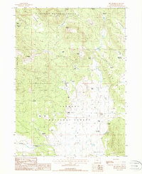 Download a high-resolution, GPS-compatible USGS topo map for Dry Prairie, OR (1988 edition)