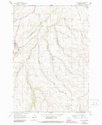 Download a high-resolution, GPS-compatible USGS topo map for Dufur East, OR (1987 edition)