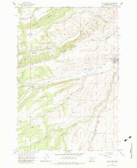Download a high-resolution, GPS-compatible USGS topo map for Dufur West, OR (1984 edition)