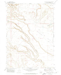 Download a high-resolution, GPS-compatible USGS topo map for Duhaime Flat West, OR (1974 edition)