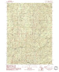 Download a high-resolution, GPS-compatible USGS topo map for Dutchman Butte, OR (1990 edition)