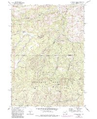Download a high-resolution, GPS-compatible USGS topo map for Dutchman Creek, OR (1985 edition)