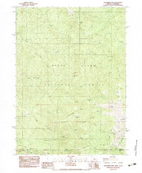 Download a high-resolution, GPS-compatible USGS topo map for Dutchman Peak, OR (1983 edition)