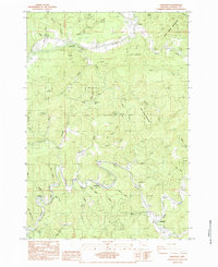 Download a high-resolution, GPS-compatible USGS topo map for Eddyville, OR (1984 edition)