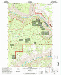 Download a high-resolution, GPS-compatible USGS topo map for Eden, OR (1998 edition)