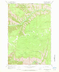 Download a high-resolution, GPS-compatible USGS topo map for Elbow Creek, OR (1971 edition)