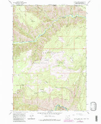 Download a high-resolution, GPS-compatible USGS topo map for Elbow Creek, OR (1983 edition)