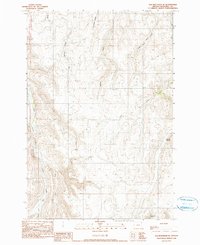 Download a high-resolution, GPS-compatible USGS topo map for Elk Mountain SE, OR (1990 edition)