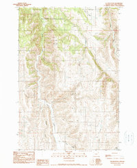 Download a high-resolution, GPS-compatible USGS topo map for Elk Mountain, OR (1990 edition)
