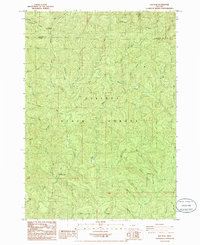 Download a high-resolution, GPS-compatible USGS topo map for Elk Peak, OR (1985 edition)
