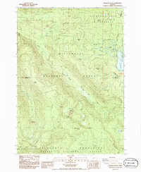 preview thumbnail of historical topo map of Lane County, OR in 1986