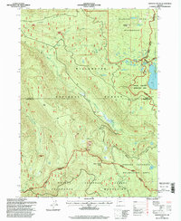 Download a high-resolution, GPS-compatible USGS topo map for Emigrant Butte, OR (1998 edition)