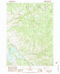 Download a high-resolution, GPS-compatible USGS topo map for Emigrant Lake, OR (1983 edition)