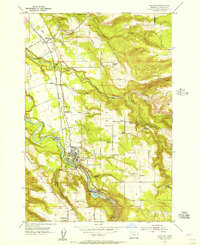 Download a high-resolution, GPS-compatible USGS topo map for Estacada, OR (1956 edition)