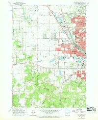 Download a high-resolution, GPS-compatible USGS topo map for Eugene West, OR (1969 edition)