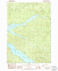 Download a high-resolution, GPS-compatible USGS topo map for Fall Creek Lake, OR (1986 edition)