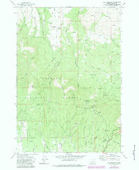 Download a high-resolution, GPS-compatible USGS topo map for Fall Mountain, OR (1984 edition)