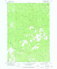 Download a high-resolution, GPS-compatible USGS topo map for Fanno Ridge, OR (1977 edition)