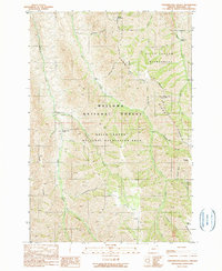 Download a high-resolution, GPS-compatible USGS topo map for Fingerboard Saddle, OR (1990 edition)