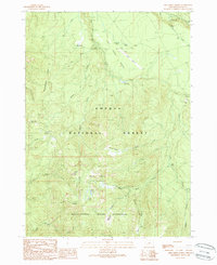 Download a high-resolution, GPS-compatible USGS topo map for Fish Creek Desert, OR (1990 edition)