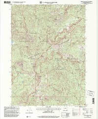 Download a high-resolution, GPS-compatible USGS topo map for Fish Mountain, OR (2000 edition)