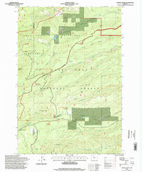 Download a high-resolution, GPS-compatible USGS topo map for Fivemile Butte, OR (1998 edition)