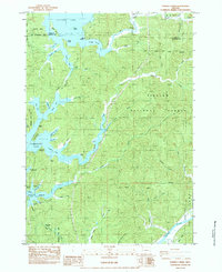 Download a high-resolution, GPS-compatible USGS topo map for Fivemile Creek, OR (1987 edition)